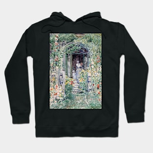 The Garden in Its Glory by Childe Hassam Hoodie